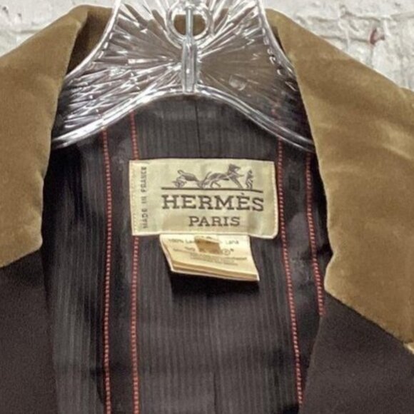 Hermès Vintage Wool Blazer – Size 40 (Authenticated) - Picture 5 of 8